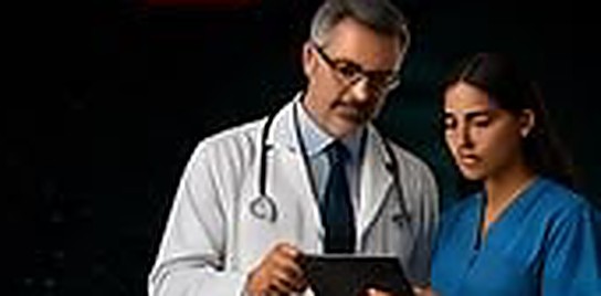 Clinical team reviewing revenue performance